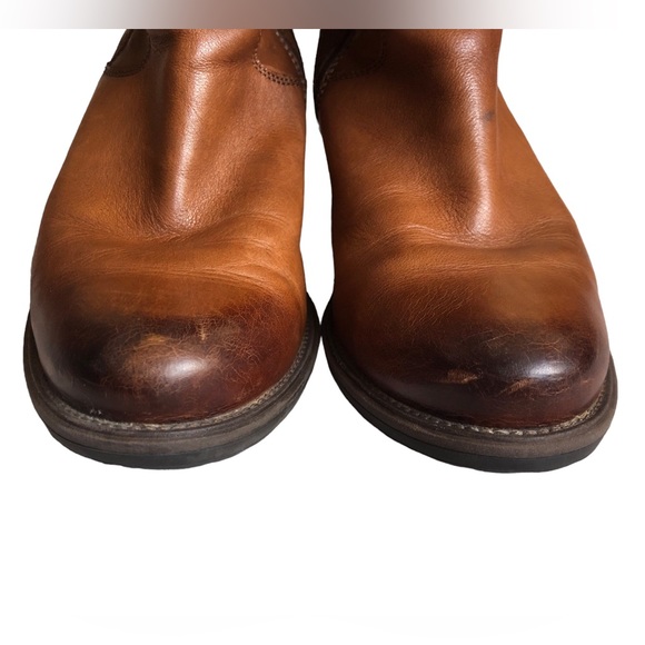 Clarks Maymie Stellar Women 7.5M Brown Leather‎ Tall Heeled Riding Boots - Picture 13 of 16